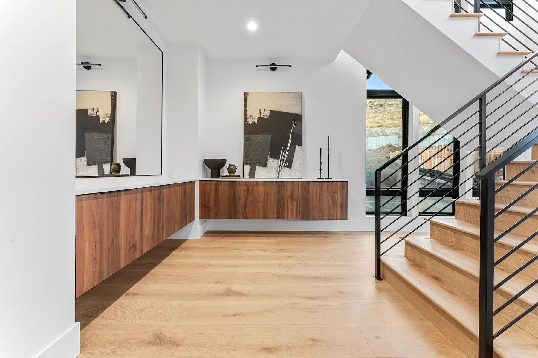 Clean interior modern home
