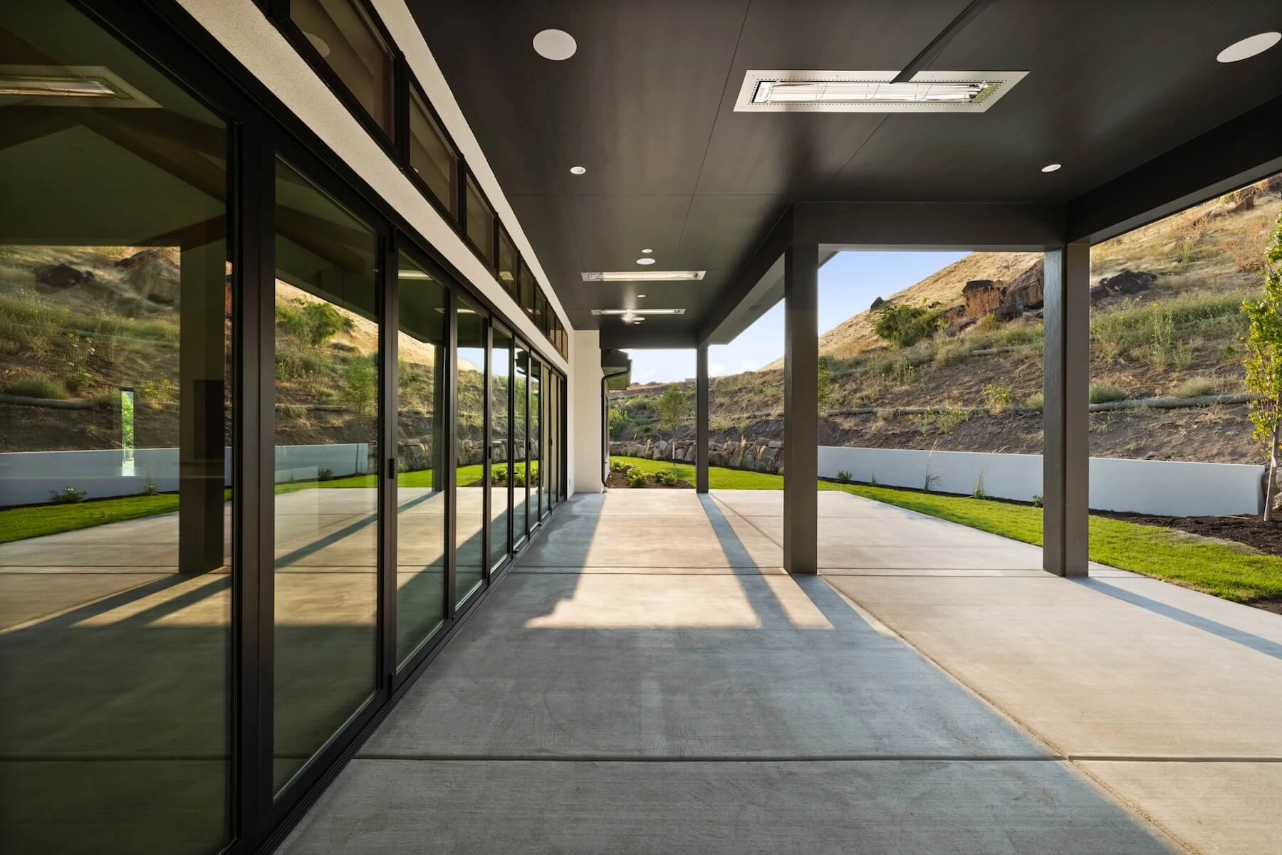 Luxurious patio in custom home