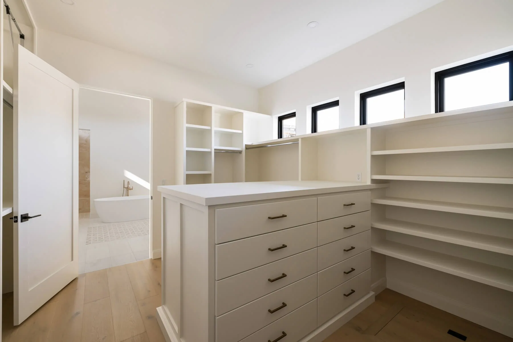 Luxurious Walk in Closet Space