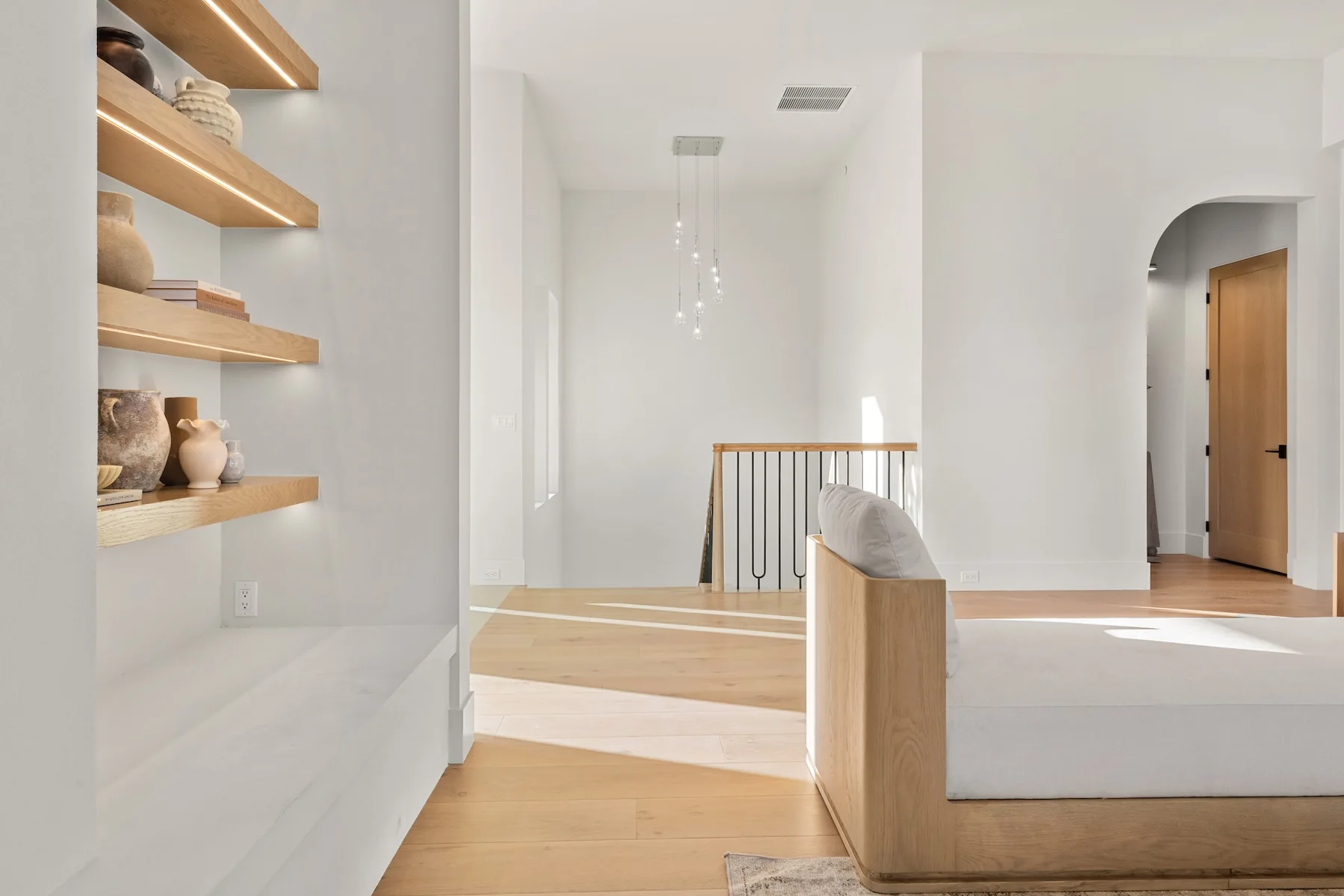 spacious open upstairs in luxury home